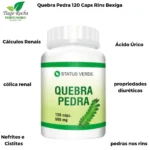 Quebra Pedra 120 Caps Rins Bexiga - Imagem 1