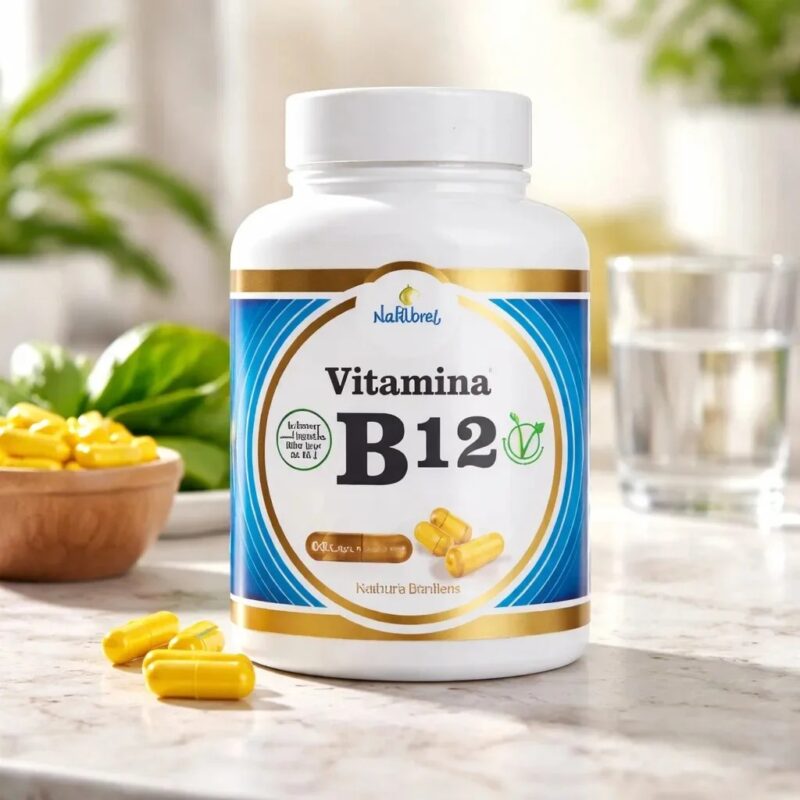 Vitamina B12 Metil cobalamina 60 cápsulas 9,9mcg