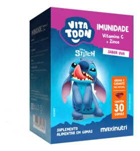 Vitamina C e Zinco 200mg 30 gomas – Vita Toon (Linha Infantil)