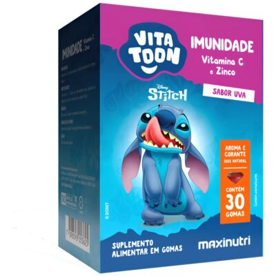 Vitamina C e Zinco 200mg 30 gomas – Vita Toon (Linha Infantil)