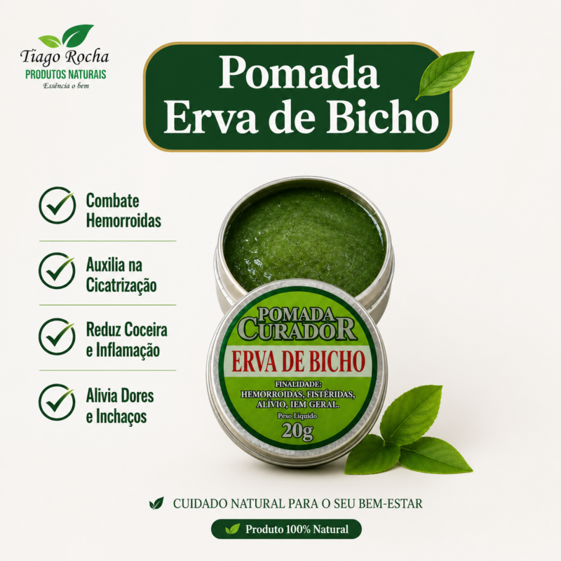 Pomada Erva de Bicho 20g