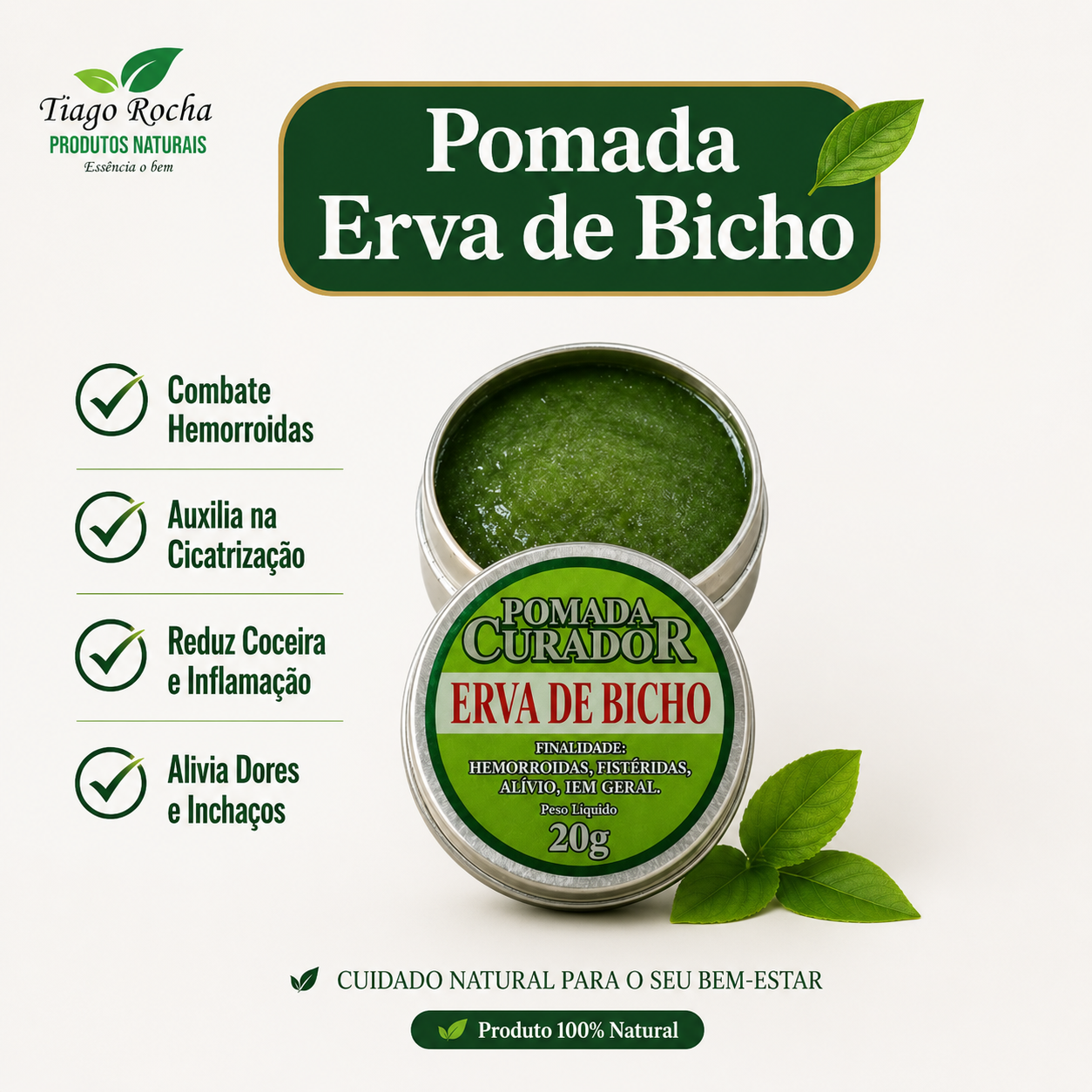 Pomada Erva de Bicho 20g
