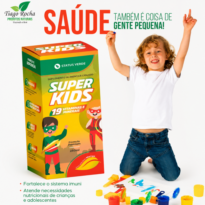Complexo Vitamínico 250ml Super Kids – Linha Infantil