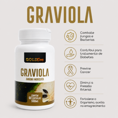 Graviola 500mg 60cáps. – GoldCaps