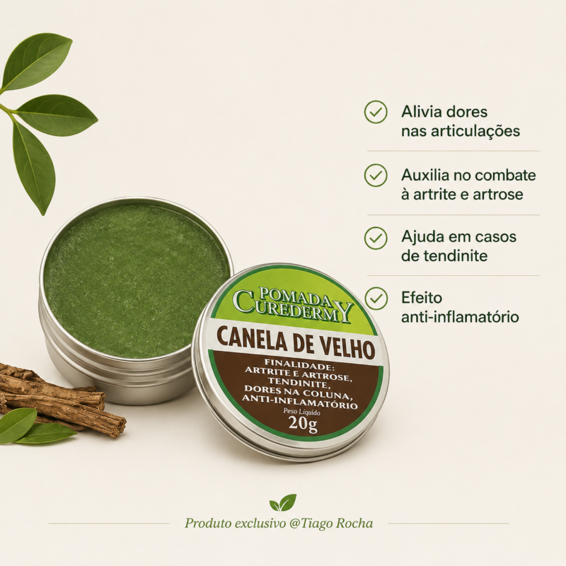 Pomada Canela de Velho 20g