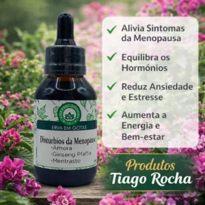 Distúrbios da Menopausa 60ml – Ervas em Gotas
