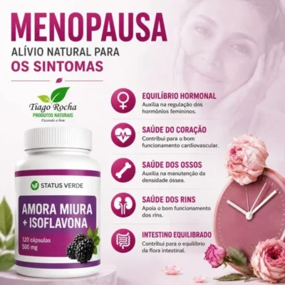 Amora Miura + Isoflavona 500mg 120 cáps.